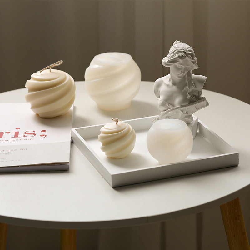 Creative Spherical Soft Silicone Scented Candle Mold