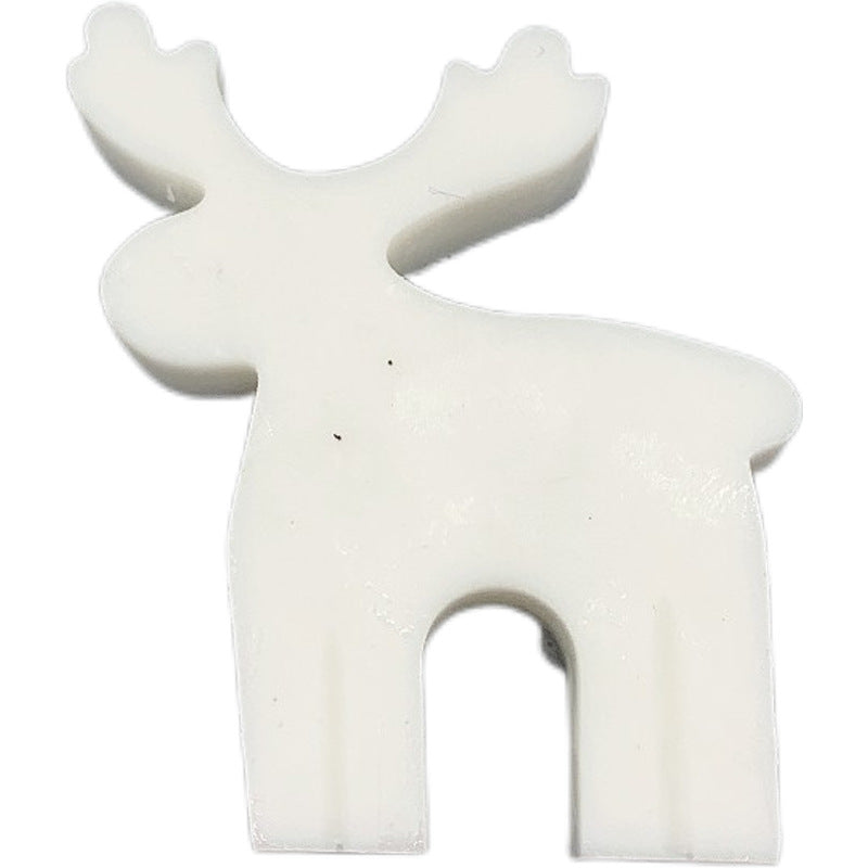 Simple Geometric Shape Flat Elk Scented Candle Silicone Mold
