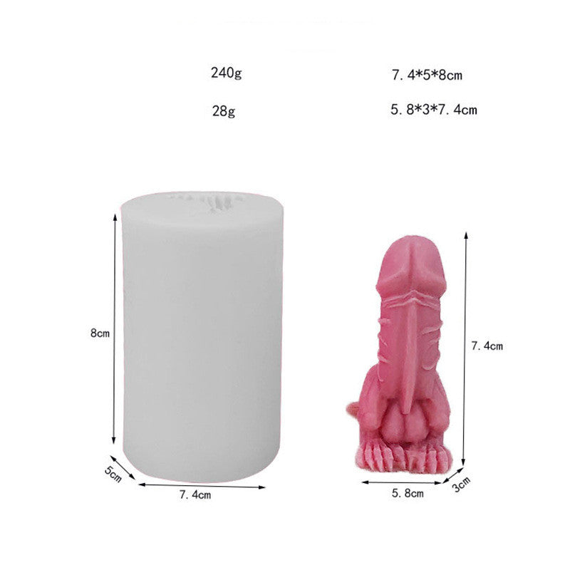 Alien Creative Scented Candle Silicone Mold