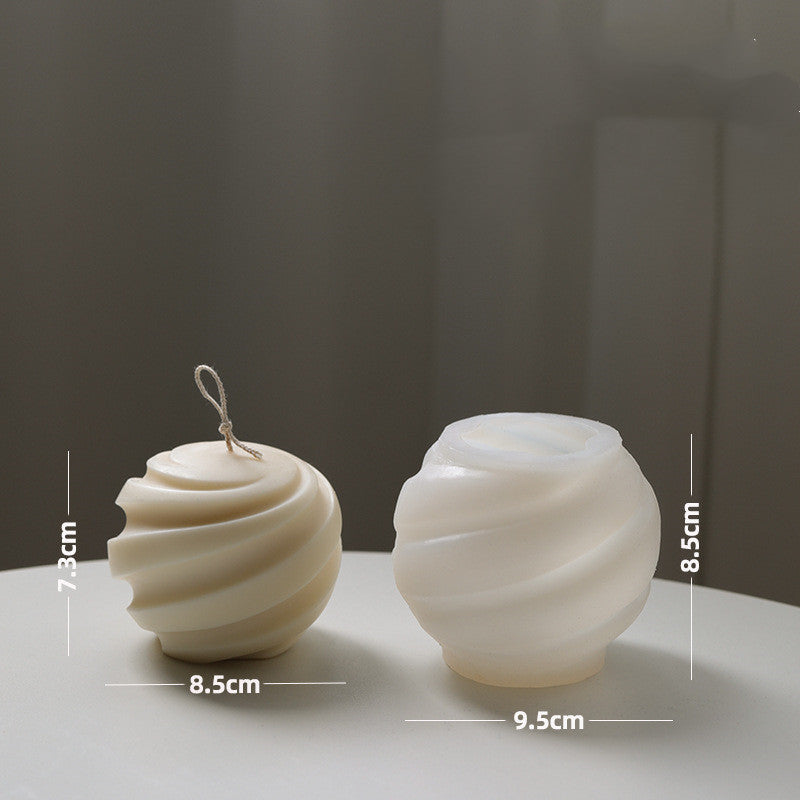 Creative Spherical Soft Silicone Scented Candle Mold