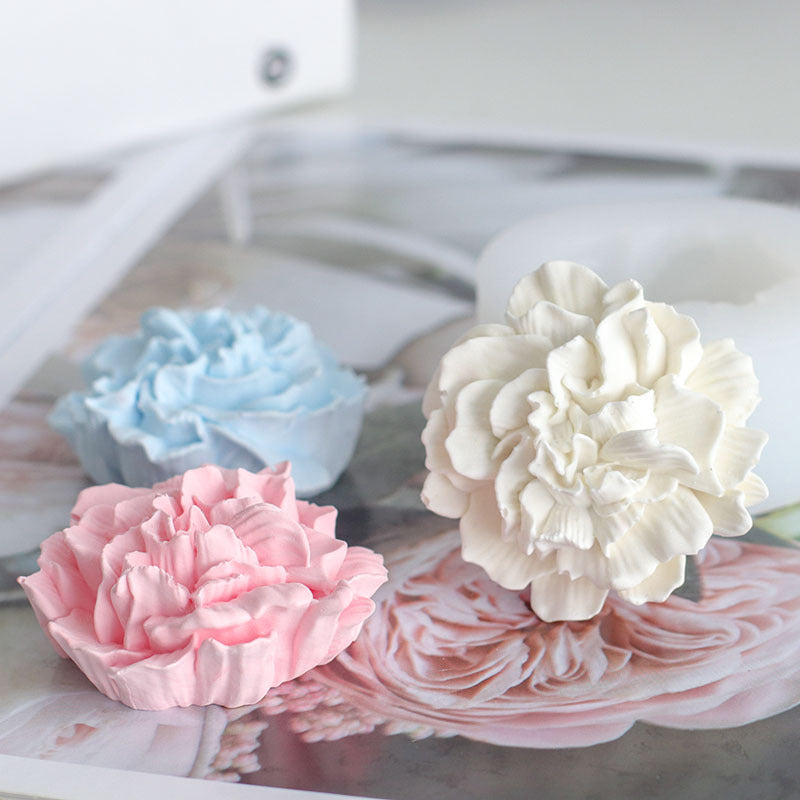 Korean Carnation Flower Scented Candle Mold