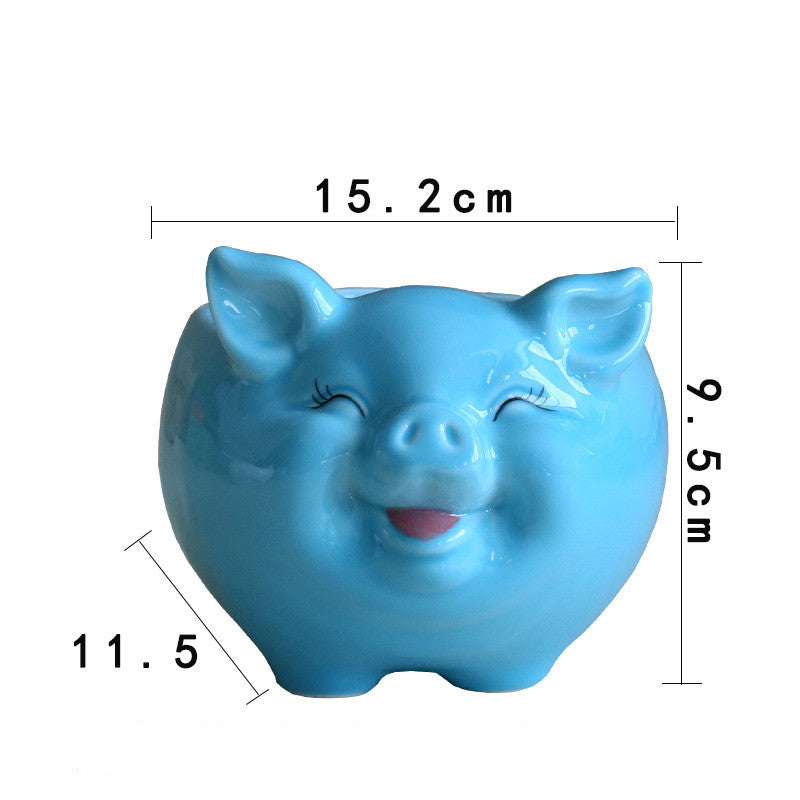 Simple Nordic Cartoon Animal Succulent Flower Pot Ceramic Decorative Ornaments