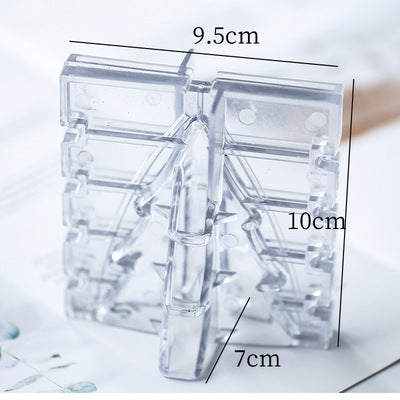 Simple Geometric Shape Flat Elk Scented Candle Silicone Mold