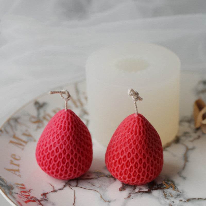 Simulation Fruit Food Cake Mold Scented Candle DIY Material